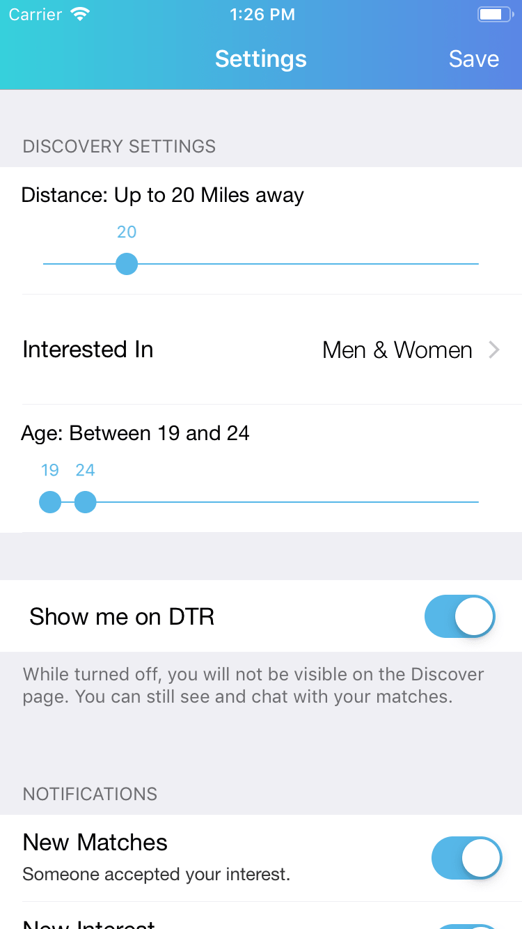 mobile screen